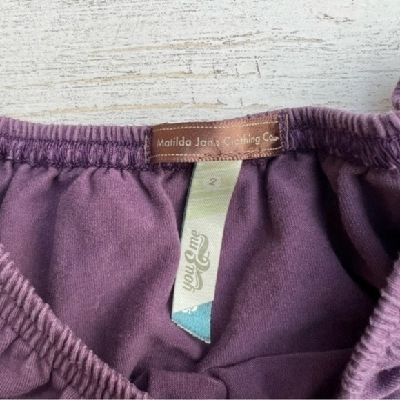 Matilda Jane Toddler Girls Shirt Size 2 Long Sleeve Purple Cottagecore Cute Top - Picture 3 of 9